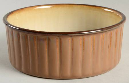 Visions Cocoa 6" Storage Ceramic Bowl