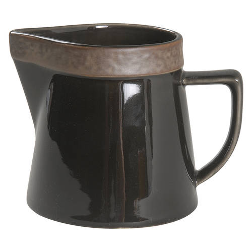 Rustic Charcoal Creamer by Sango