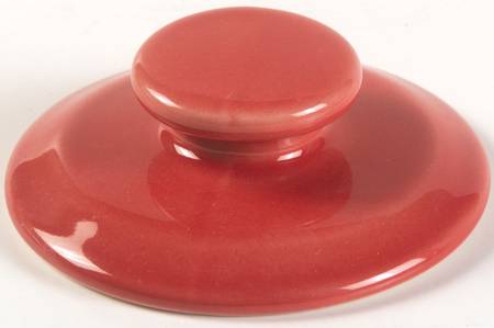 Rustic Cranberry Lid for Sugar Bowl