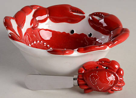 Nantucket Dip Bowl & Spreader Set