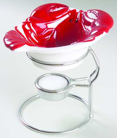 Nantucket Butter Warmer W/Cup & Metal Stand