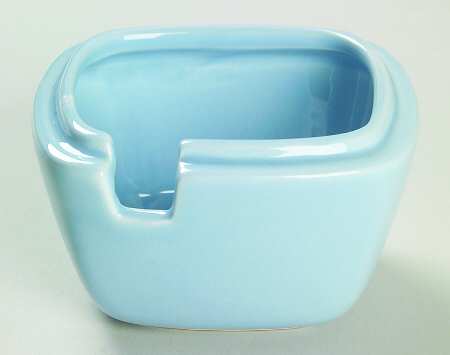 Compose Blue Stackable Open Sugar Bowl
