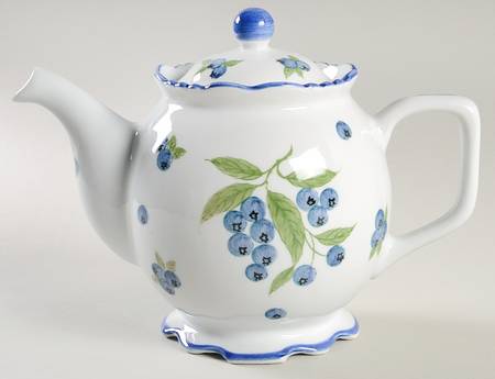 Blueberries Teapot & Lid