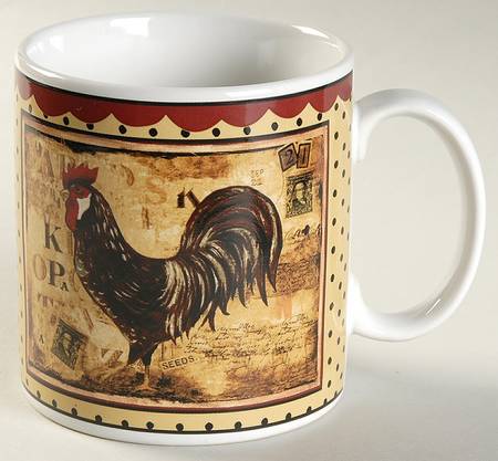 Retro Rooster Mug