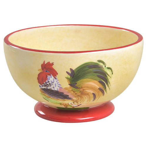 Fair Weather Friends Red Footed Dessert Bowl