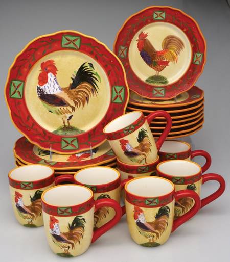 Fair Weather Friends Red 24 Piece Set