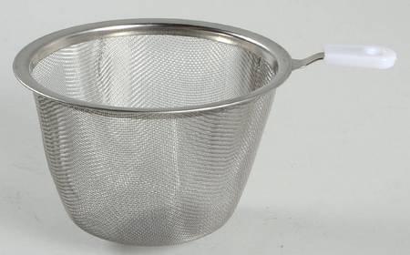 Red Leaf Mesh Strainer for Teapots & Mugs