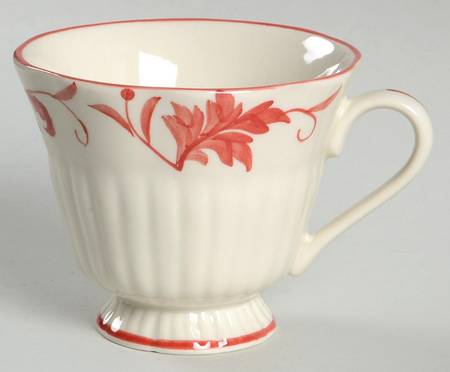 Red Leaf Footed Cup