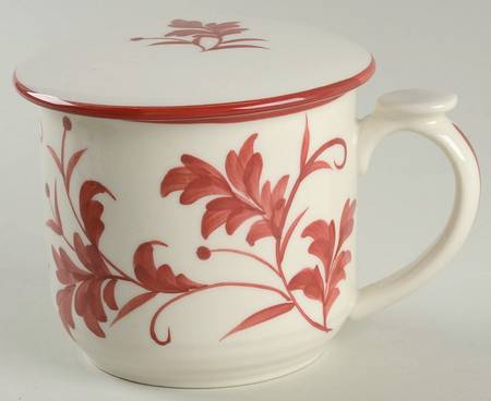 Red Leaf Mug & Lid