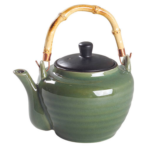 Mandalay Moss (Round) Teapot & Lid with Removable Top Handle