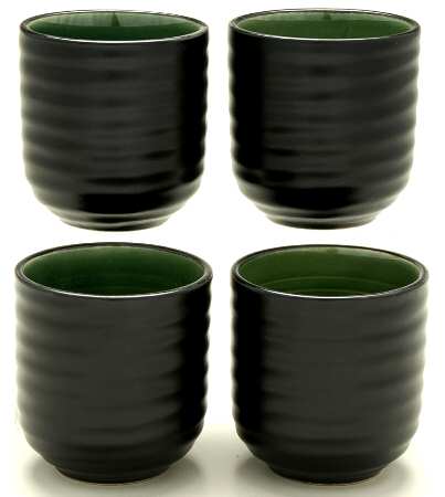 Mandalay Moss (Round) Cup No Handle - Set of 4