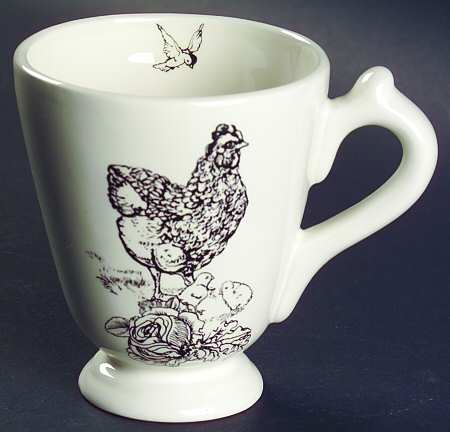 Barnyard Toile Mug by Sadek