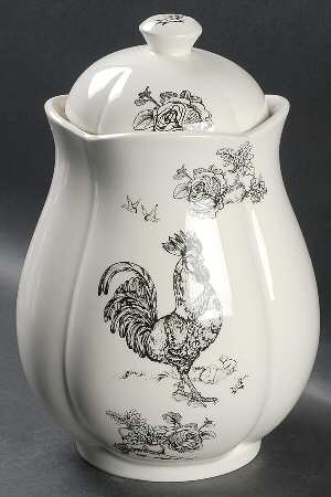 Barnyard Toile Extra Large Canister & Lid