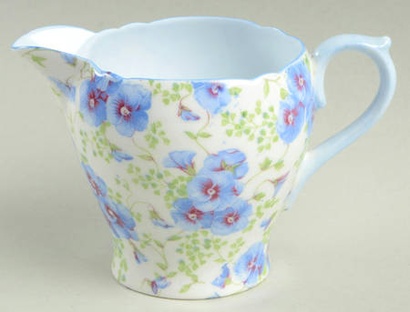 Blue Pansy Chintz by Shelley