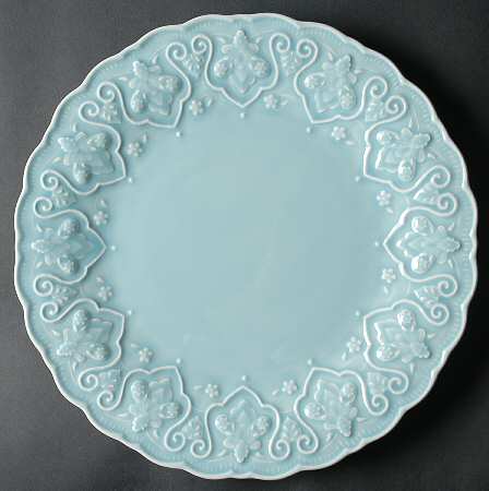 Java Blue Majolica Service Plate (Charger)