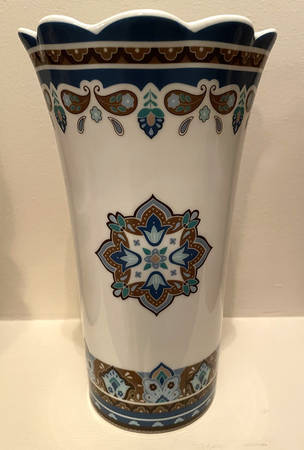 Java Blue 8" Vase
