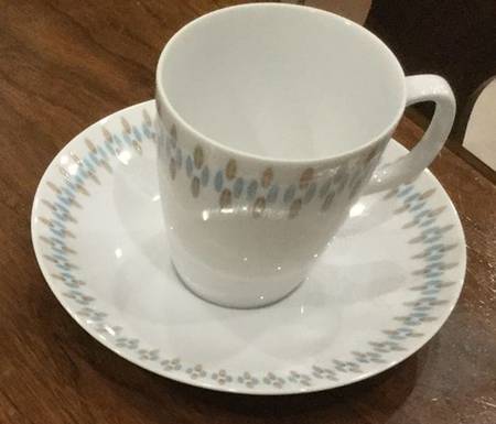 SAN101 Flat Cup & Saucer Set