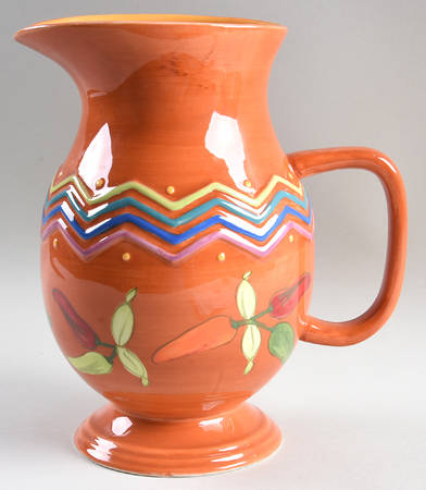 Serrano Terra Cotta 80 Oz Pitcher