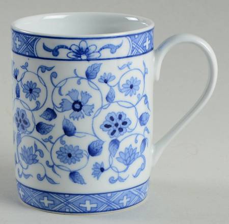 Blue and White Mug
