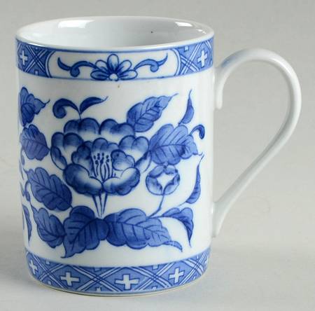 Blue and White Mug