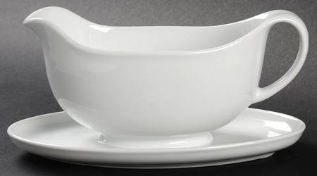SCD89 Gravy Boat with Attached Underplate