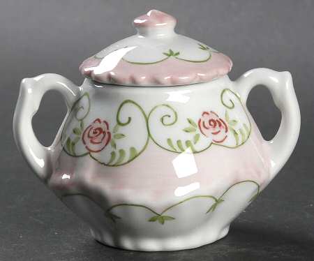 Eloise Pink Child's Sugar Bowl & Lid