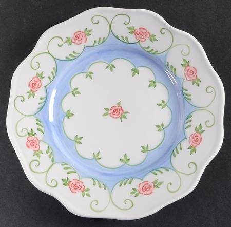 Eloise Blue Salad/Dessert Plate