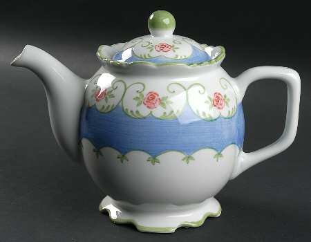 Eloise Blue Teapot & Lid