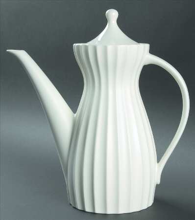 Dynasty White (Matte) Coffee Pot & Lid