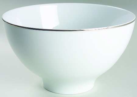 Obi White 8" Round Vegetable Bowl