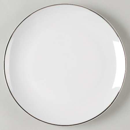 Obi White Salad Plate