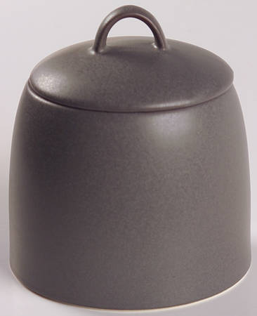 Simplicity Gray Sugar Bowl & Lid