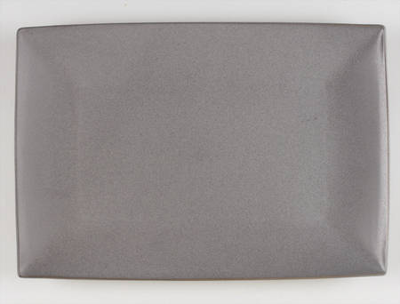 Simplicity Gray 15" Rectangular Serving Platter
