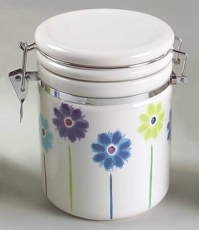 Aroma Blue Medium Canister & Lid