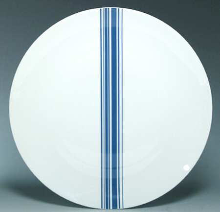 Barcode Blue 12" Chop Plate (Round Platter)