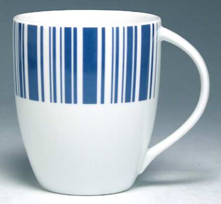 Barcode Blue Mug