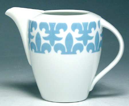 Fleur de Lis Blue Creamer