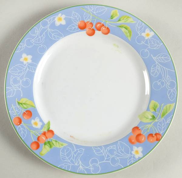 Summer Cherries Salad Plate