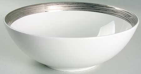 Beechwood Platinum 9" Round Vegetable Bowl