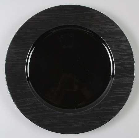 Beechwood Ebony 12" Chop Plate (Round Platter)
