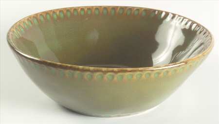 Las Dunas Jungle Green Soup/Cereal Bowl