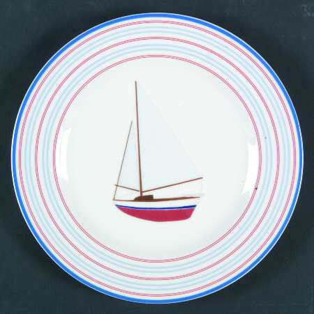 Sail Away Salad Plate