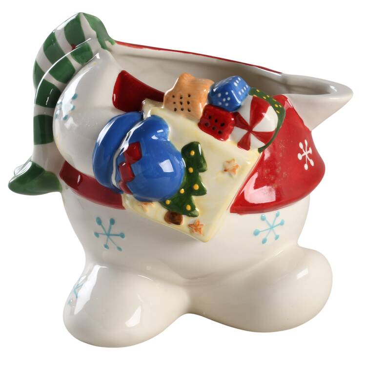 Festive Frosty Cookie Jar No Lid