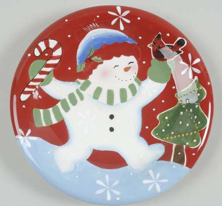 Festive Frosty Salad/Dessert Plate