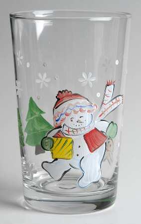 Festive Frosty Glassware Highball