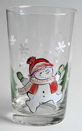 Festive Frosty Glassware Highball