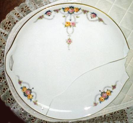 SCR106 Handled Cake Plate