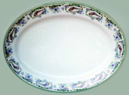 4127 12" Oval Serving Platter