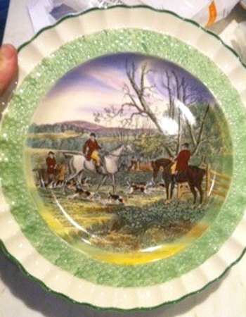 Herring Hunt (Chelsea Wicker Shape) Dinner Plate