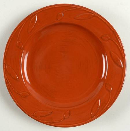 Sorrento Paprika (Orange) Salad Plate